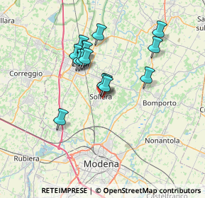 Mappa Via Alessandro Volta, 41019 Soliera MO, Italia (5.97733)