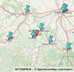 Mappa 14042 Calamandrana AT, Italia (20.94417)