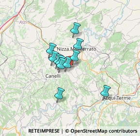 Mappa 14042 Calamandrana AT, Italia (4.49)