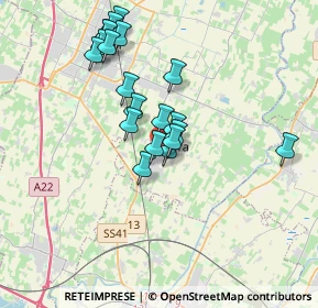 Mappa Via Gioacchino Rossini, 41019 Soliera MO, Italia (3.308)