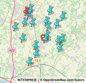 Mappa Via Gioacchino Rossini, 41019 Soliera MO, Italia (3.668)