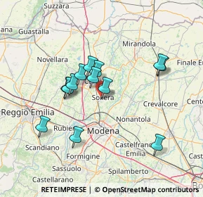 Mappa Via Gioacchino Rossini, 41019 Soliera MO, Italia (12.4)