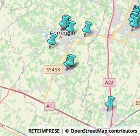 Mappa Via A. Prampolini, 42018 San Martino in Rio RE, Italia (6.2485)