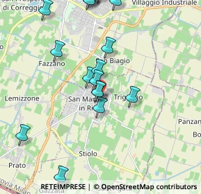 Mappa Via A. Prampolini, 42018 San Martino in Rio RE, Italia (2.4385)
