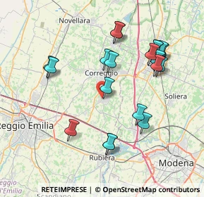 Mappa Via Forche, 42018 San Martino In Rio RE, Italia (7.959)