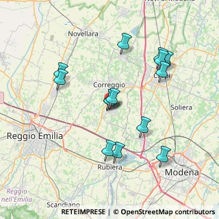 Mappa Via Forche, 42018 San Martino In Rio RE, Italia (7.33143)