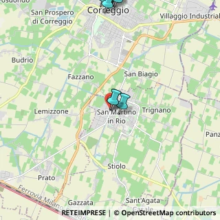 Mappa Via Forche, 42018 San Martino In Rio RE, Italia (3.32867)