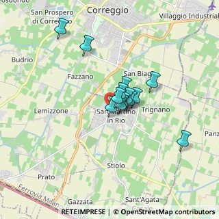 Mappa Via Forche, 42018 San Martino In Rio RE, Italia (1.17615)