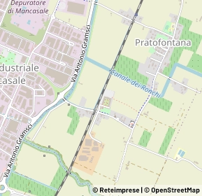 Mappa Via Rochdale, 42122 Reggio nell'Emilia RE, Italia (0.42222)