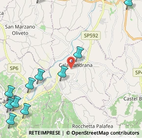 Mappa Regione Quartino, 14042 Calamandrana AT, Italia (3.22545)