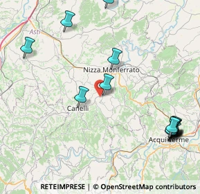 Mappa Regione Quartino, 14042 Calamandrana AT, Italia (10.85333)