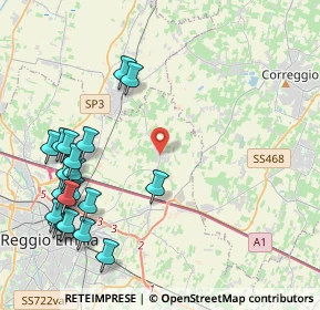 Mappa Via Ludwig Van Beethoven, 42122 Massenzatico RE, Italia (5.2115)