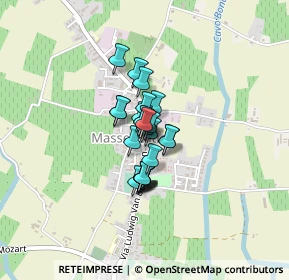 Mappa Via Ludwig Van Beethoven, 42122 Massenzatico RE, Italia (0.224)