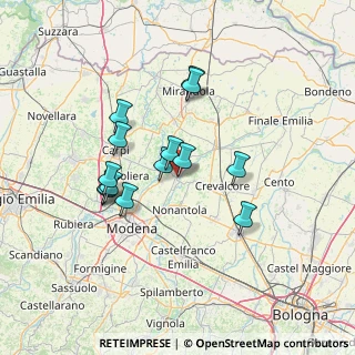 Mappa Via Diego Cimarosa, 41030 Bomporto MO, Italia (11.91857)