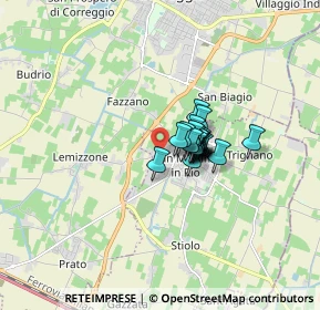 Mappa Via Lemizzone, 42018 Correggio RE, Italia (0.845)