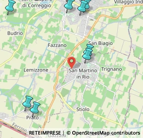 Mappa Via Lemizzone, 42018 Correggio RE, Italia (3.5785)