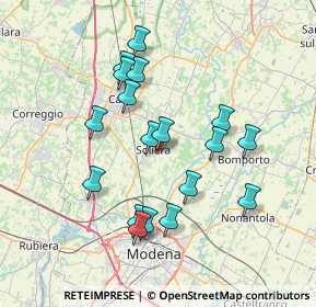 Mappa Via Caduti di Nassiriya, 41019 Soliera MO, Italia (6.93611)