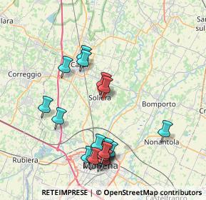 Mappa Via Caduti di Nassiriya, 41019 Soliera MO, Italia (8.513)