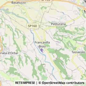 Mappa Francavilla Bisio