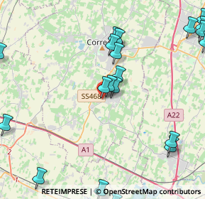 Mappa Via Pietro Mascagni, 42018 San Martino In Rio RE, Italia (5.713)