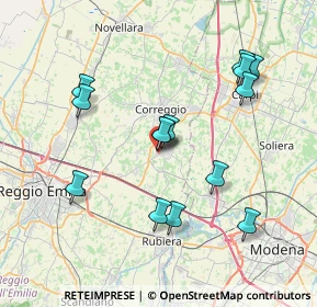 Mappa Viale dell'Industria, 42018 San Martino in Rio RE, Italia (7.45857)