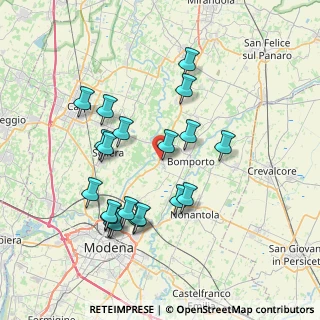 Mappa Via Rossini, 41030 Bastiglia MO, Italia (7.399)