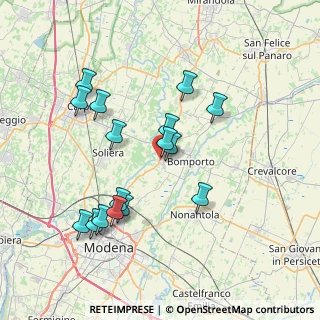 Mappa Via Rossini, 41030 Bastiglia MO, Italia (7.39)