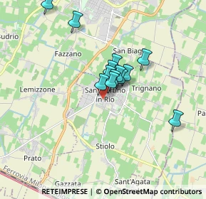 Mappa 42018 San Martino in Rio RE, Italia (1.26692)
