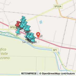 Mappa Raccordo Autostradale Ferrara - Porto Garibaldi, 44020 Comacchio FE, Italia (1.65517)
