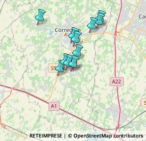 Mappa Via Stiolo per Rubiera, 42018 San Martino In Rio RE, Italia (2.86455)