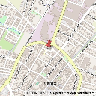 Mappa Via c.breveglieri 4, 44042 Cento, Ferrara (Emilia Romagna)