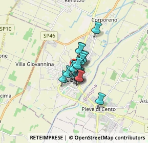 Mappa Via Breveglieri, 44042 Cento FE, Italia (0.714)
