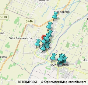 Mappa Via Breveglieri, 44042 Cento FE, Italia (1.40824)