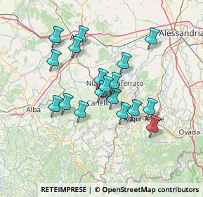 Mappa Strada Dota, 14053 Canelli AT, Italia (11.71)
