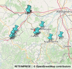 Mappa Strada Dota, 14053 Canelli AT, Italia (15.83077)