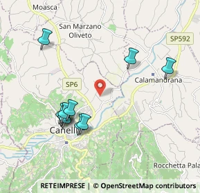 Mappa Via Giuseppe Contratto, 14053 Canelli AT, Italia (1.99091)