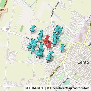 Mappa Via Giovannina, 44042 Cento FE, Italia (0.30435)