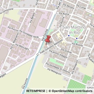 Mappa Via Goltero Morellini, 25A, 42018 San Martino in Rio, Reggio nell'Emilia (Emilia Romagna)