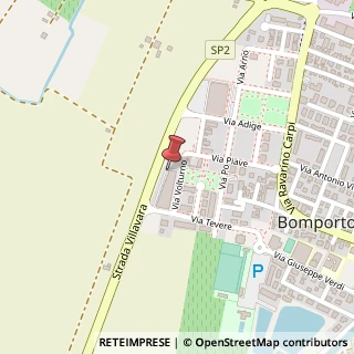 Mappa Via Tevere, 362, 41030 Bomporto, Modena (Emilia Romagna)