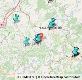 Mappa Via Antonio Gatti, 14053 Canelli AT, Italia (8.97813)