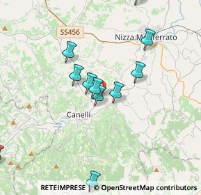 Mappa Via Antonio Gatti, 14053 Canelli AT, Italia (4.36167)