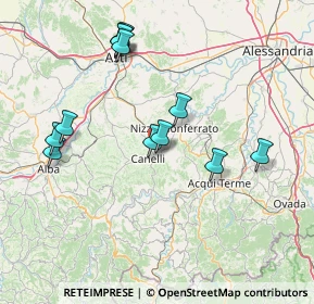 Mappa Via Antonio Gatti, 14053 Canelli AT, Italia (15.38333)