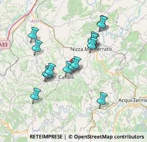 Mappa Via Giovanni Robba, 14053 Canelli AT, Italia (6.6325)