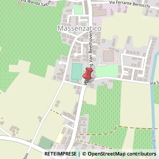 Mappa Via beethoven ludwig van 14, 42100 Reggio nell'Emilia, Reggio nell'Emilia (Emilia Romagna)