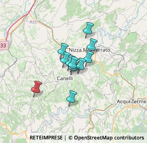 Mappa Regione Mariano, 14053 Canelli AT, Italia (3.90545)