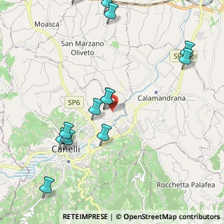 Mappa Regione Mariano, 14053 Canelli AT, Italia (2.50692)