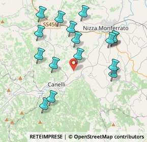 Mappa Regione Mariano, 14053 Canelli AT, Italia (4.20938)