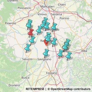 Mappa 12030 Cavallerleone CN, Italia (12.38158)