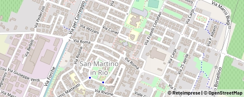 Mappa San Martino in Rio