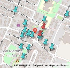 Mappa Piazza della Porta, 42018 San Martino In Rio RE, Italia (0.117)